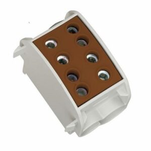 Schrack- Clema derivatie 1P, 70mm², izolata, maro, conexiune Al/Cu