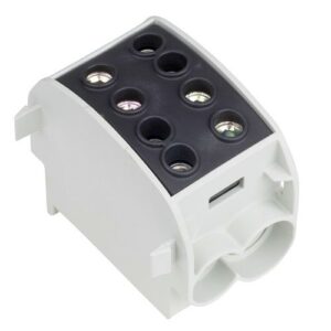 Schrack- Clema derivatie 1P, 70mm², izolata, negru, conexiune Al/Cu