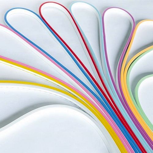 Banda LED Neon 8W, 24V, Yellow, 120 LED/m, 6mm, Dimabila, IP44, PRO (rola 5ml)