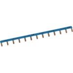 Hager- Bareta faza (L), 1P,  63A, pini, 10mm², 13M, albastru