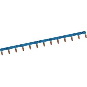 Hager- Bareta faza (L), 1P,  63A, pini, 10mm², 13M, albastru