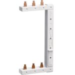 Hager- Bareta Busbar faza (L), 3P,  63A, pini, 10mmp, 2 rânduri, verticala/dreapta