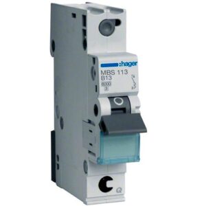 Hager MCB- Disjunctor 1P, 13A,  6kA, curbă B, 1M, QuickConnect