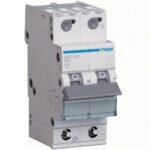 Hager MCB- Disjunctor 2P (1P+N),  6A,  6kA, curbă B, 2M, QuickConnect