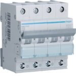 Hager MCB- Disjunctor 4P (3P+N), 32A,  6kA, curbă B, 4M, QuickConnect