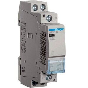 Hager- Contactor 2P, 25A, 230V, 1ND+1NI, 1M