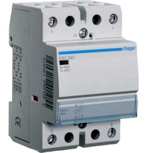 Hager- Contactor 2P, 40A, 230V, 2ND, 3M