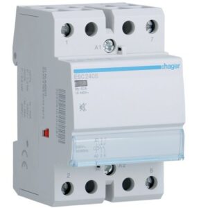 Hager- Contactor 2P, 40A, 230V, 2ND, silentios, 3M