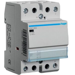 Hager- Contactor 2P, 63A, 230V, 2ND, 3M