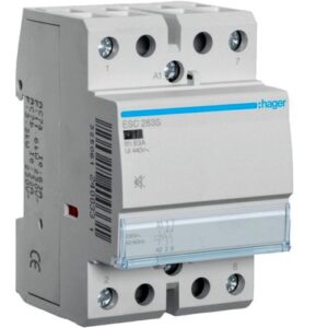 Hager- Contactor 2P, 63A, 230V, 2ND, silentios, 3M
