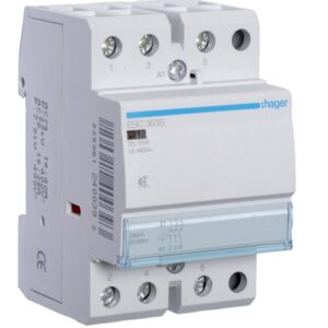 Hager- Contactor 3P, 63A, 230V, 3ND, silentios, 3M