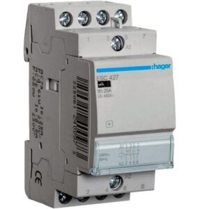 Hager- Contactor 4P, 25A, 230V, 2ND+2NI, 2M
