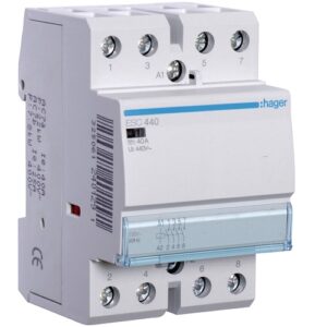 Hager- Contactor 4P, 40A, 230V, 4ND, 3M