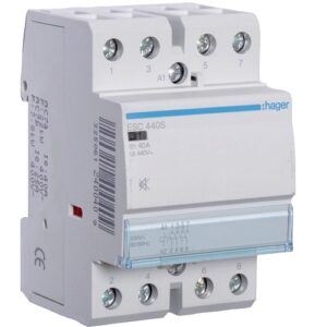 Hager- Contactor 4P, 40A, 230V, 4ND, silentios, 3M
