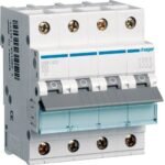 Hager MCB- Disjunctor 4P, 25A,  6kA, curba B, 4M, Bi-Connect
