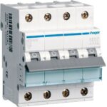 Hager MCB- Disjunctor 4P (3P+N), 13A,  6kA, curba C, 4M, Bi-Connect