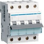 Hager MCB- Disjunctor 4P (3P+N), 50A,  6kA, curba C, 4M, Bi-Connect