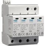 Hager SPD- Descarcator supratensiune tip 1+2, 4P, 12,5/50kA, TN-S/TT, 4M, contact semnalizare