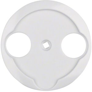 Berker- Tasta Frontala Priza R-TV, alb polar lucios, Serie 1930 Porzellan/1930/Glass