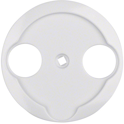 Berker- Tasta Frontala Priza R-TV, alb polar lucios, Serie 1930 Porzellan/1930/Glass