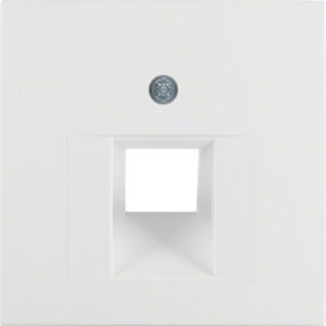 Berker- Tasta Frontala Priza Date, alb polar mat, S.1/B.3/B.7