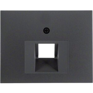 Berker- Tasta Frontala Priza Date, antracit mat, K.1/K.5