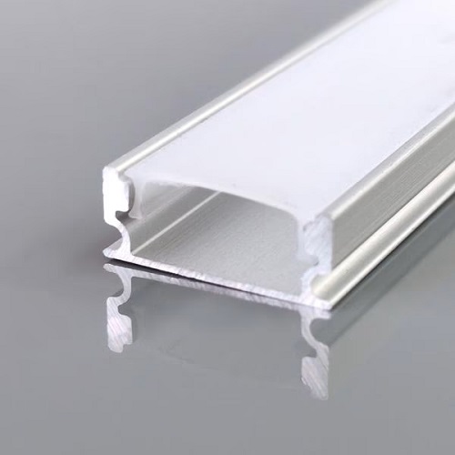 Profil Banda LED 6,5x16,7x2000, Aluminiu, cu dispersor, aparent, IP44, PLUS