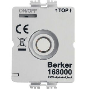 Berker- Modulul LED iluminat Intrerupator, 230V, Serie 1930 Porzellan/1930/Glass/R.classic