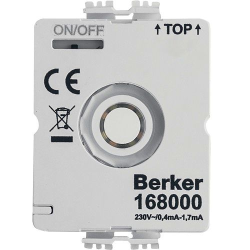 Berker- Modulul LED iluminat Intrerupator, 230V, Serie 1930 Porzellan/1930/Glass/R.classic