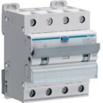 Hager RCBO- Disjunctor diferential 4P, 20A,  30mA, curba C,  6kA, tip A HI, 4M