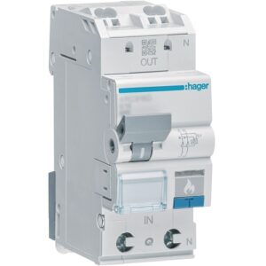 Hager AFDD- Dispozitiv protectie arc electric 2P (1P+N), 6A, curba B, 6kA, 2M, QuickConnect