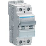 Hager MCB- Disjunctor 2P, 20A, 10kA, curba B, 2M, Bi-Connect