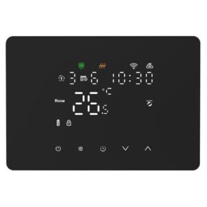 Termostat Saptamanal Digital, WiFi, aparent, Black