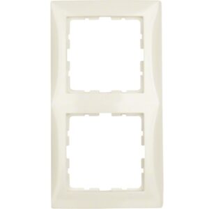 Berker S.1- Rama 2 aparate, alb lucios