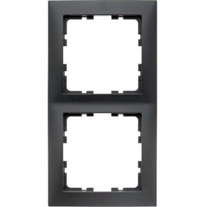 Berker S.1- Rama 2 aparate, antracit mat