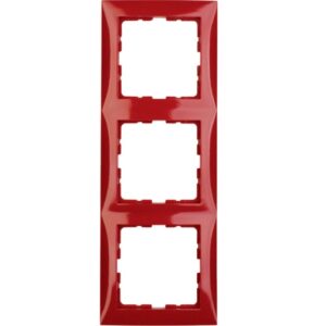 Berker S.1- Rama 3 aparate, rosu lucios