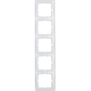 Berker S.1- Rama 5 aparate, alb polar lucios