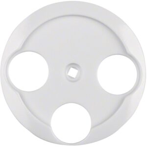 Berker- Tasta Frontala Priza R-TV-SAT, alb polar lucios, Serie 1930 Porzellan/1930/Glass