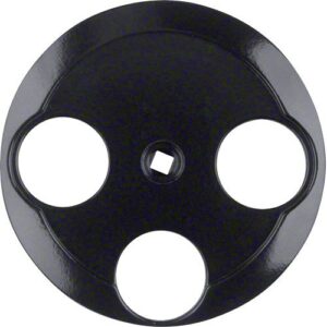 Berker- Tasta Frontala Priza R-TV-SAT, negru lucios, Serie 1930 Porzellan/1930/Glass