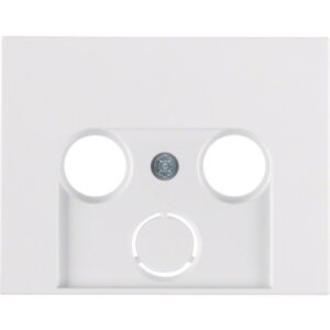 Berker- Tasta Frontala Priza R-TV-SAT, alb polar lucios, K.1/K.5