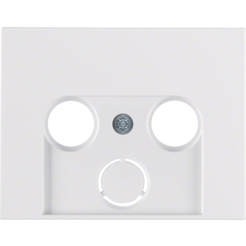 Berker- Tasta Frontala Priza R-TV-SAT, alb polar lucios, K.1/K.5