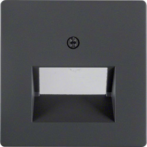Berker- Tasta Frontala Priza Date dubla, antracit catifelat, Q.1/Q.3/Q.7/Q.9