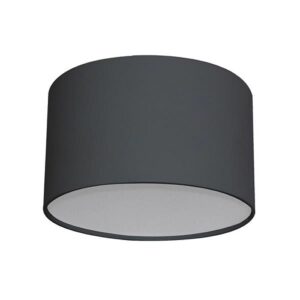 Plafoniera LED 16W, 3CCT (alb cald/neutru/rece), D140, Aluminiu negru, aparent, PRO