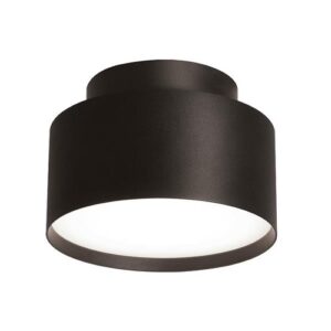 Plafoniera LED  16W, 3CCT (alb cald/neutru/rece), D110, Aluminiu negru, aparent, PRO