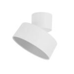 Plafoniera LED  10W, 3CCT (alb cald/neutru/rece), D110, reglabil, Aluminiu alb, aparent, PRO