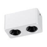 Corp Iluminat LED 2x7W, 3CCT (alb cald/neutru/rece), Aluminiu alb, aparent, PRO