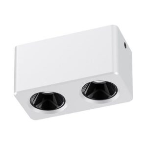 Corp Iluminat LED 2x7W, 3CCT (alb cald/neutru/rece), Aluminiu alb, aparent, PRO