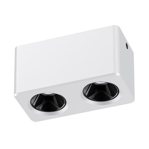 Corp Iluminat LED 2x7W, 3CCT (alb cald/neutru/rece), Aluminiu alb, aparent, PRO