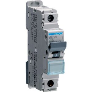 Hager MCB- Disjunctor 1P,  25A, 10kA, curba D, 1M, Bi-Connect