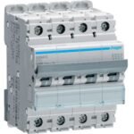 Hager MCB- Disjunctor 4P,  10A, 10kA, curba D, 4M, Bi-Connect